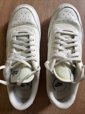 Nike Women's White Leather Sneakers